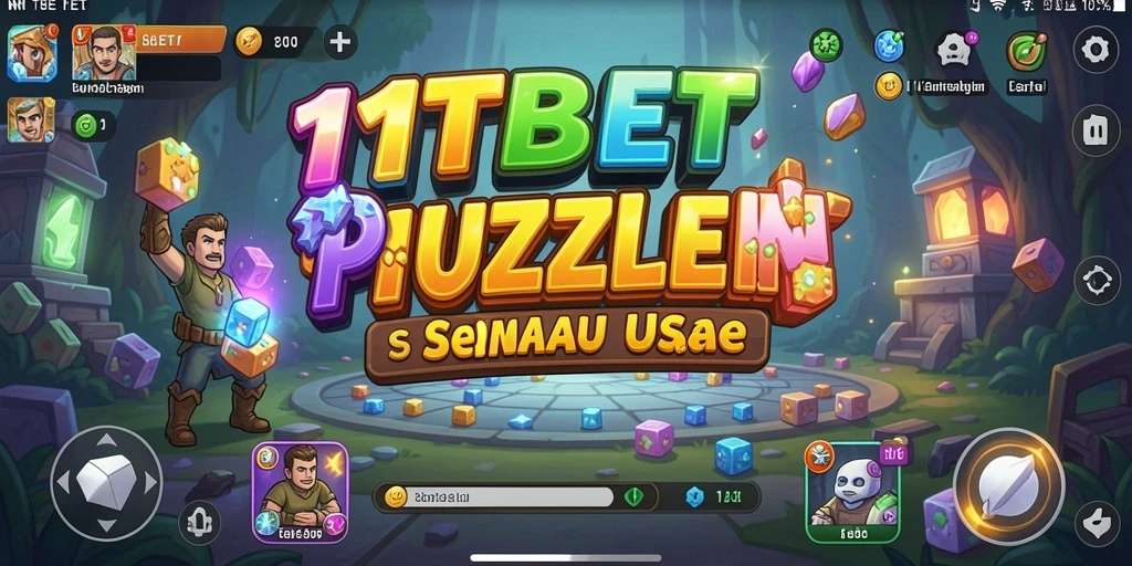 Tampilan gameplay Puzzle 11TBET yang penuh warna dan menantang.