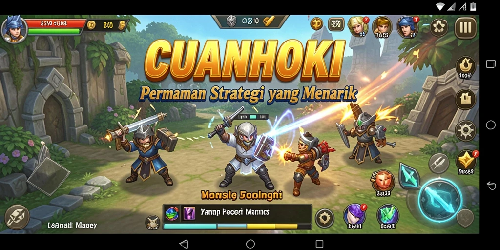 Tampilan menarik dari gameplay menyajikan strategi mendebarkan.