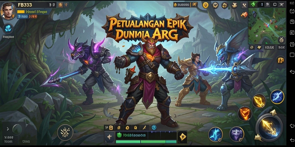 Gameplay mendalam dan seru dalam ARPG FB333.