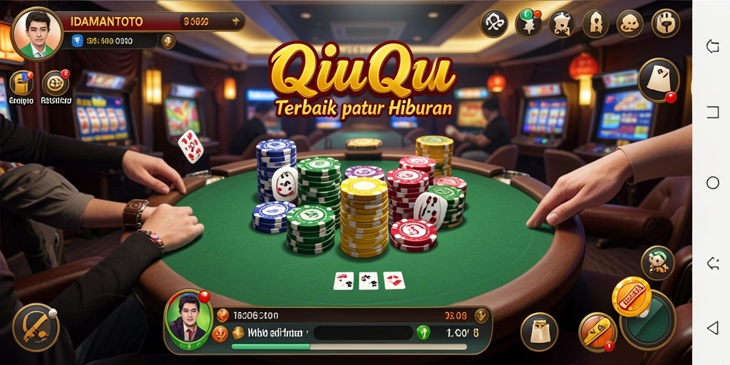 Screenshot gameplay QiuQiu yang mendebarkan di IDAMANTOTO.