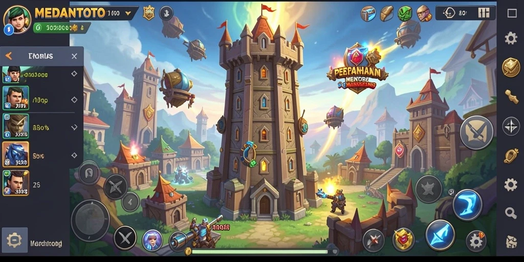 Tampilan gameplay MEDANTOTO yang menakjubkan dan dinamis.