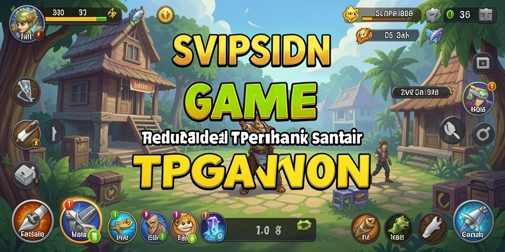 Tampilan gameplay SVIPSIDN menampilkan aksi karakter yang berlangsung otomatis.